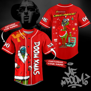Doom Xmas Baseball Jersey For Men Women And Kids Gift for Fans