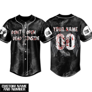 Do Not Open, Dead Inside Baseball Jersey For Men Women And Kids Gift for Fans