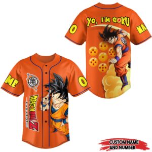 DragonBall Kakarot Baseball Jersey For Men Women And Kids Gift for Fans