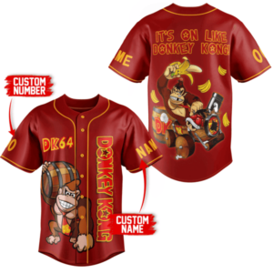Donkey Kong Gift for Fans Baseball Jersey For Men Women And Kids Gift for Fans