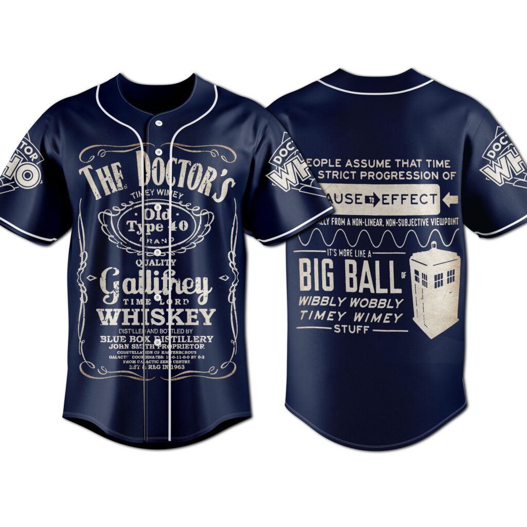 Doctor Who Baseball Jersey For Men Women And Kids Gift for Fans Doctor Who Baseball Jersey For Men Women And Kids Gift for Fans