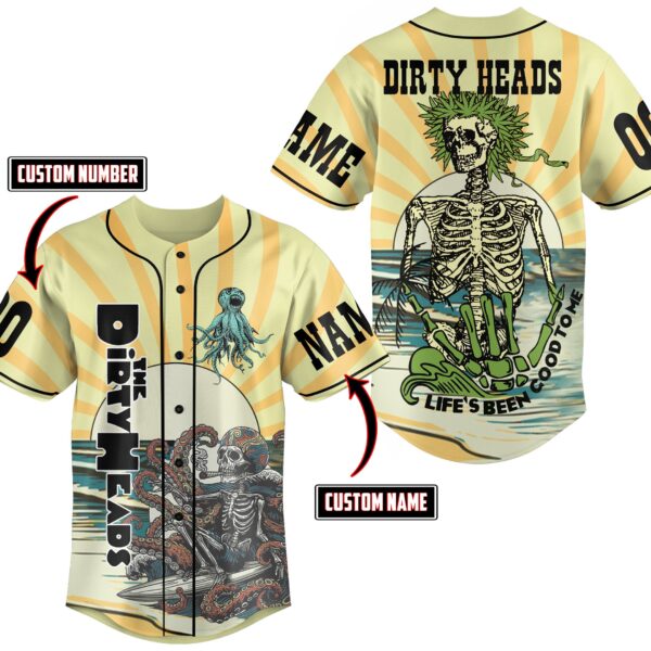 Dirty Heads Baseball Jersey For Men Women And Kids Gift for Fans
