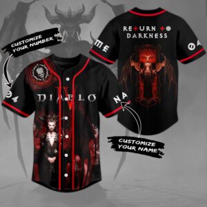 Diablo Baseball Jersey For Men Women And Kids Gift for Fans
