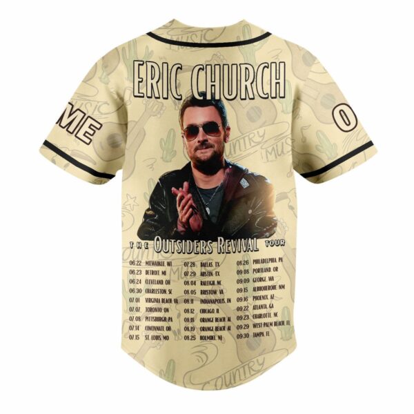 Eric Church Baseball Jersey For Men Women And Kids Gift for Fans