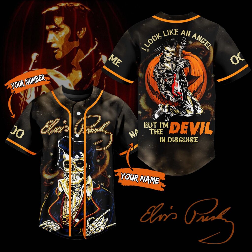 Elvis Presley Baseball Jersey For Men Women And Kids Gift for Fans Elvis Presley Baseball Jersey For Men Women And Kids Gift for Fans