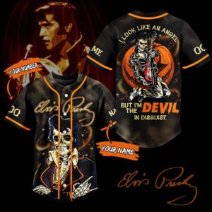 Elvis Presley Baseball Jersey For Men Women And Kids Gift for Fans
