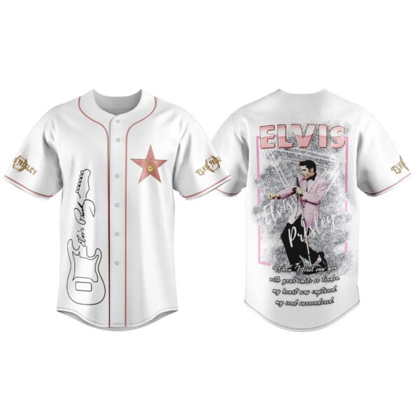 Elvis Presley Baseball Jersey For Men Women And Kids Gift for Fans