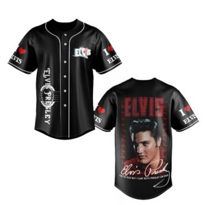 Elvis Presley Baseball Jersey For Men Women And Kids Gift for Fans