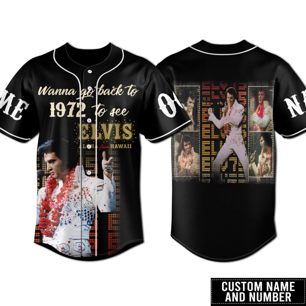 Elvis Presley Baseball Jersey For Men Women And Kids Gift for Fans Elvis Presley Baseball Jersey For Men Women And Kids Gift for Fans