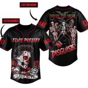 Elvis Presley Baseball Jersey For Men Women And Kids Gift for Fans