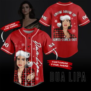 Dua Lipa Baseball Jersey For Men Women And Kids Gift for Fans