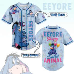 Eeyore Baseball Jersey For Men Women And Kids Gift for Fans