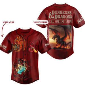 Dungeons And Dragons Baseball Jersey For Men Women And Kids Gift for Fans