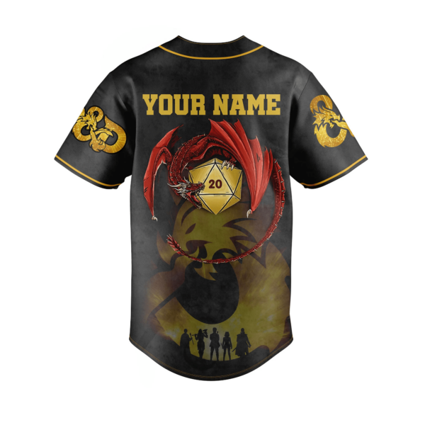 Dungeons & Dragons Baseball Jersey For Men Women And Kids Gift for Fans