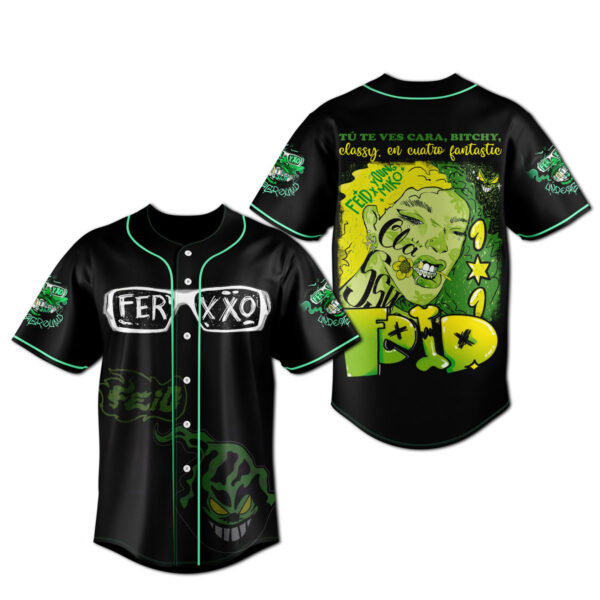 Ferxxo Feid Baseball Jersey For Men Women And Kids Gift for Fans