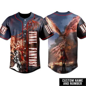 Final Fantasy Baseball Jersey For Men Women And Kids Gift for Fans