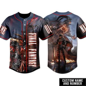 Final Fantasy Baseball Jersey For Men Women And Kids Gift for Fans
