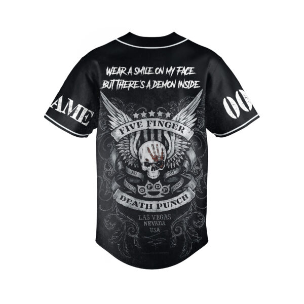 Five Finger Death Punch Baseball Jersey For Men Women And Kids Gift for Fans