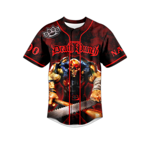Five Finger Death Punch Baseball Jersey For Men Women And Kids Gift for Fans