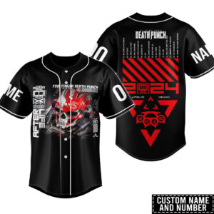 Five Finger Death Punch Baseball Jersey For Men Women And Kids Gift for Fans