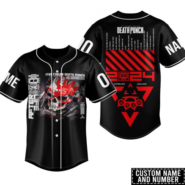 Five Finger Death Punch Baseball Jersey For Men Women And Kids Gift for Fans