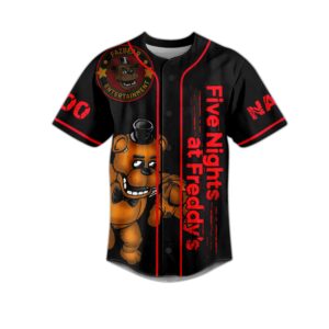 Five Nights at Freddy Baseball Jersey For Men Women And Kids Gift for Fans 3