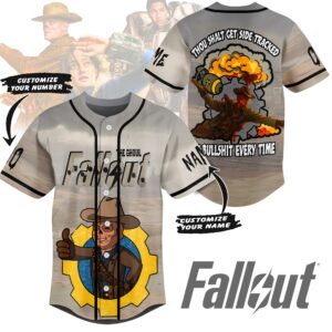 Fallout Baseball Jersey For Men Women And Kids Gift for Fans