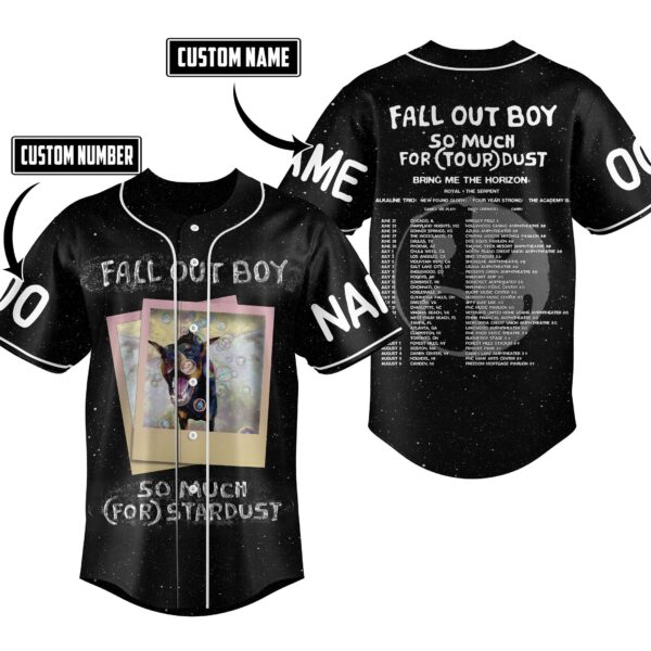 Fall Out Boy Baseball Jersey For Men Women And Kids Gift for Fans
