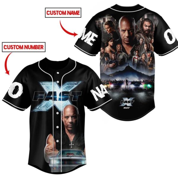 Fast X Baseball Jersey For Men Women And Kids Gift for Fans