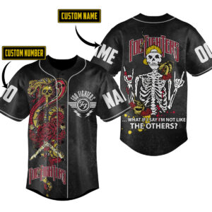 Foo Fighters Baseball Jersey For Men Women And Kids Gift for Fans