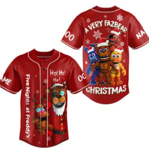 Five Nights At Freddy Baseball Jersey For Men Women And Kids Gift for Fans