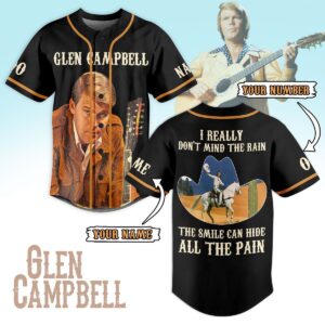 Glen Campbell Baseball Jersey For Men Women And Kids Gift for Fans
