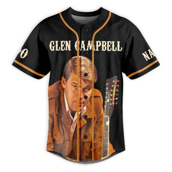 Glen Campbell Baseball Jersey For Men Women And Kids Gift for Fans