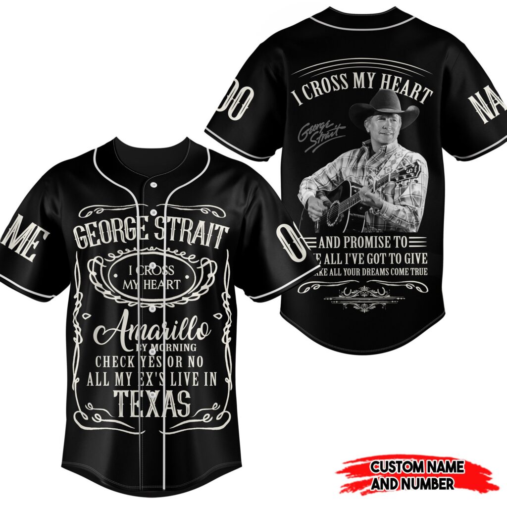 George Strait Baseball Jersey For Men Women And Kids Gift for Fans George Strait Baseball Jersey For Men Women And Kids Gift for Fans