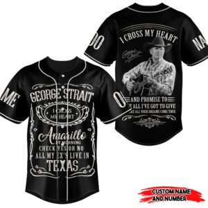 George Strait Baseball Jersey For Men Women And Kids Gift for Fans