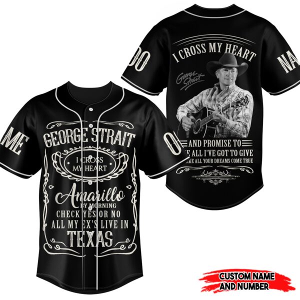 George Strait Baseball Jersey For Men Women And Kids Gift for Fans