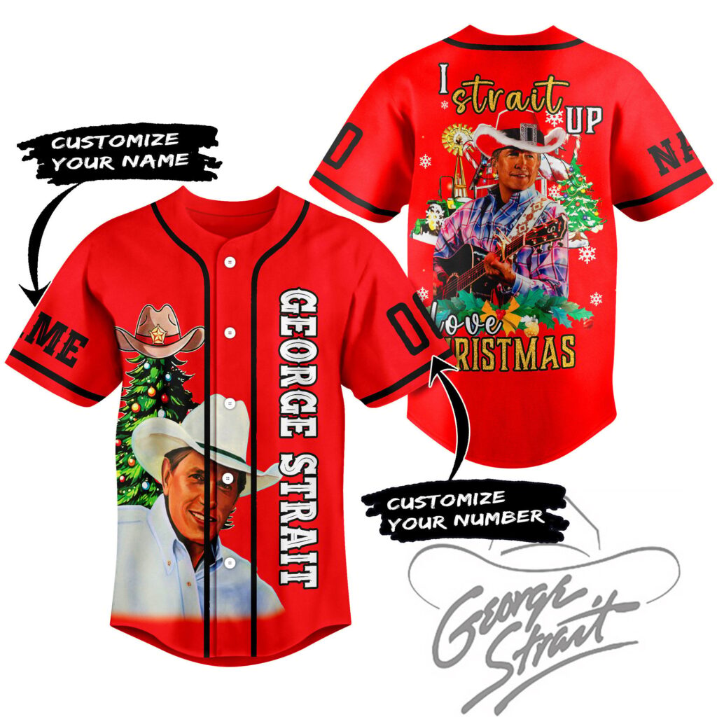 George Strait Baseball Jersey For Men Women And Kids Gift for Fans George Strait Baseball Jersey For Men Women And Kids Gift for Fans