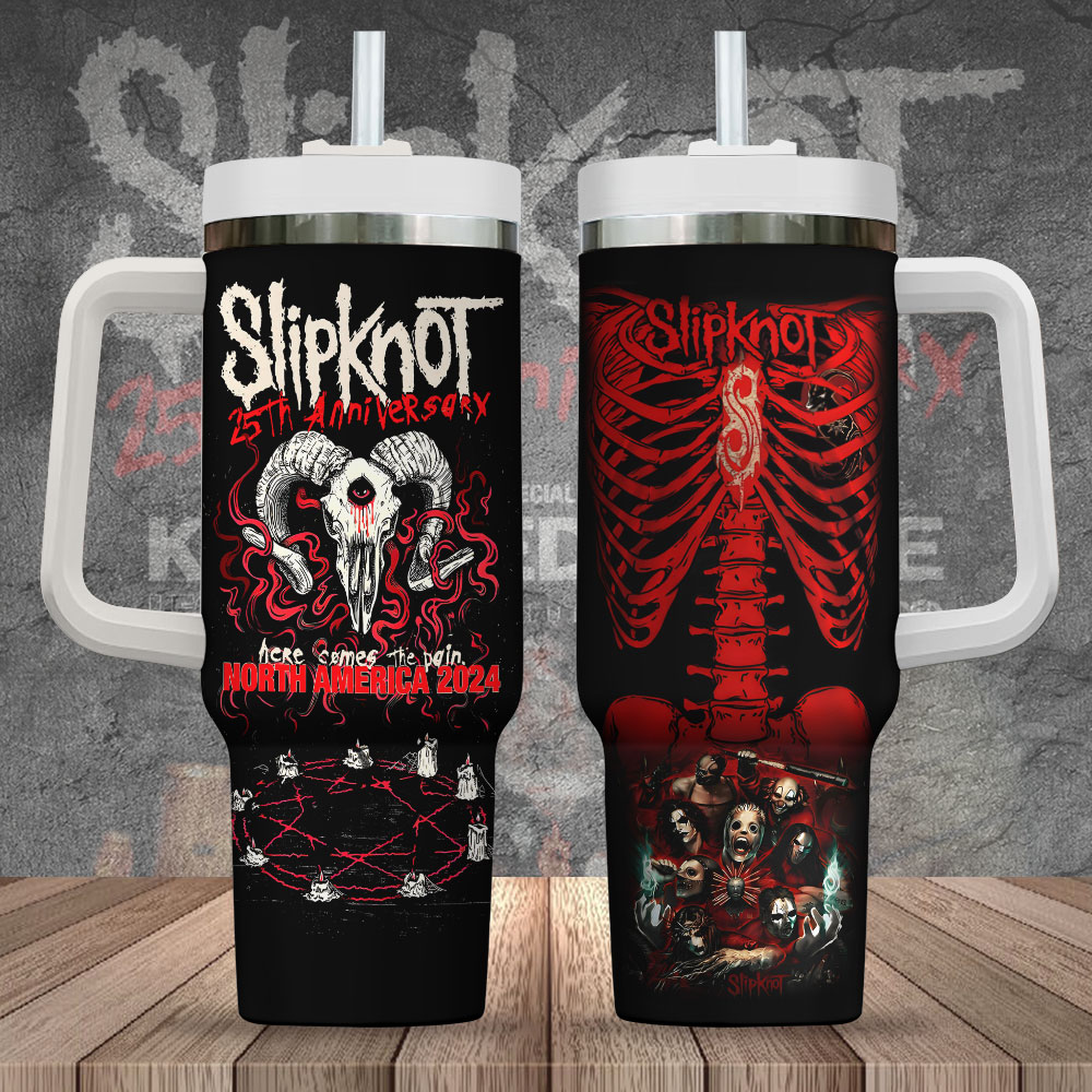 Slipknot 40oz Stanley Tumbler – Gift for Fans – Gift for Fans Slipknot 40oz Stanley Tumbler – Gift for Fans – Gift for Fans