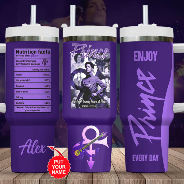 Personalized Prince 40oz Stanley Tumbler – Gift for Fans – Gift for Fans