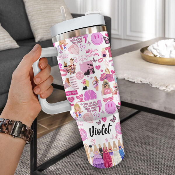 Personalized Taylor Swift 40oz Stanley Tumbler – Gift for Fans – Gift for Fans