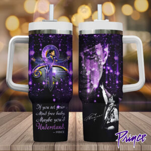 Prince 40oz Stanley Tumbler - Gift for Fans - Gift for Fans