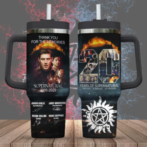 Supernatural 40oz Stanley Tumbler - Gift for Fans - Gift for Fans