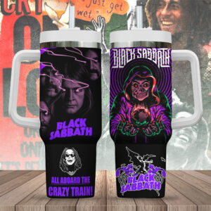 Black Sabbath 40oz Stanley Tumbler – Gift for Fans 4214