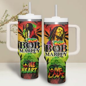 Bob Marley 40oz Stanley Tumbler - Gift for Fans - Gift for Fans 3