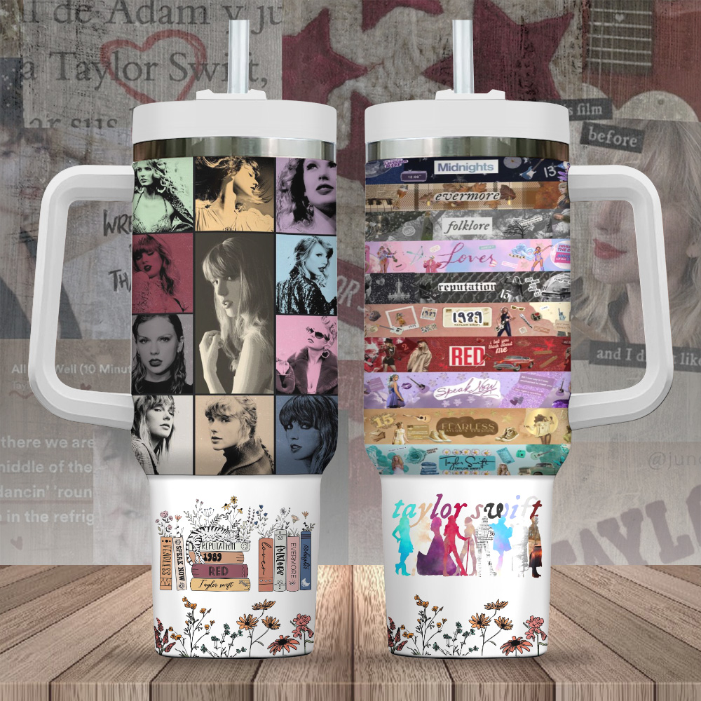 Taylor Swift 40oz Stanley Tumbler – Gift for Fans 4131 Taylor Swift 40oz Stanley Tumbler – Gift for Fans 4131