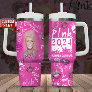 Personalized P!nk 40oz Stanley Tumbler – Gift for Fans 4130