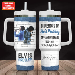 Personalized Elvis Presley 40oz Stanley Tumbler – TANTN 5603