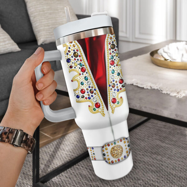Elvis Presley 40oz Stanley Tumbler – Gift for Fans 3766