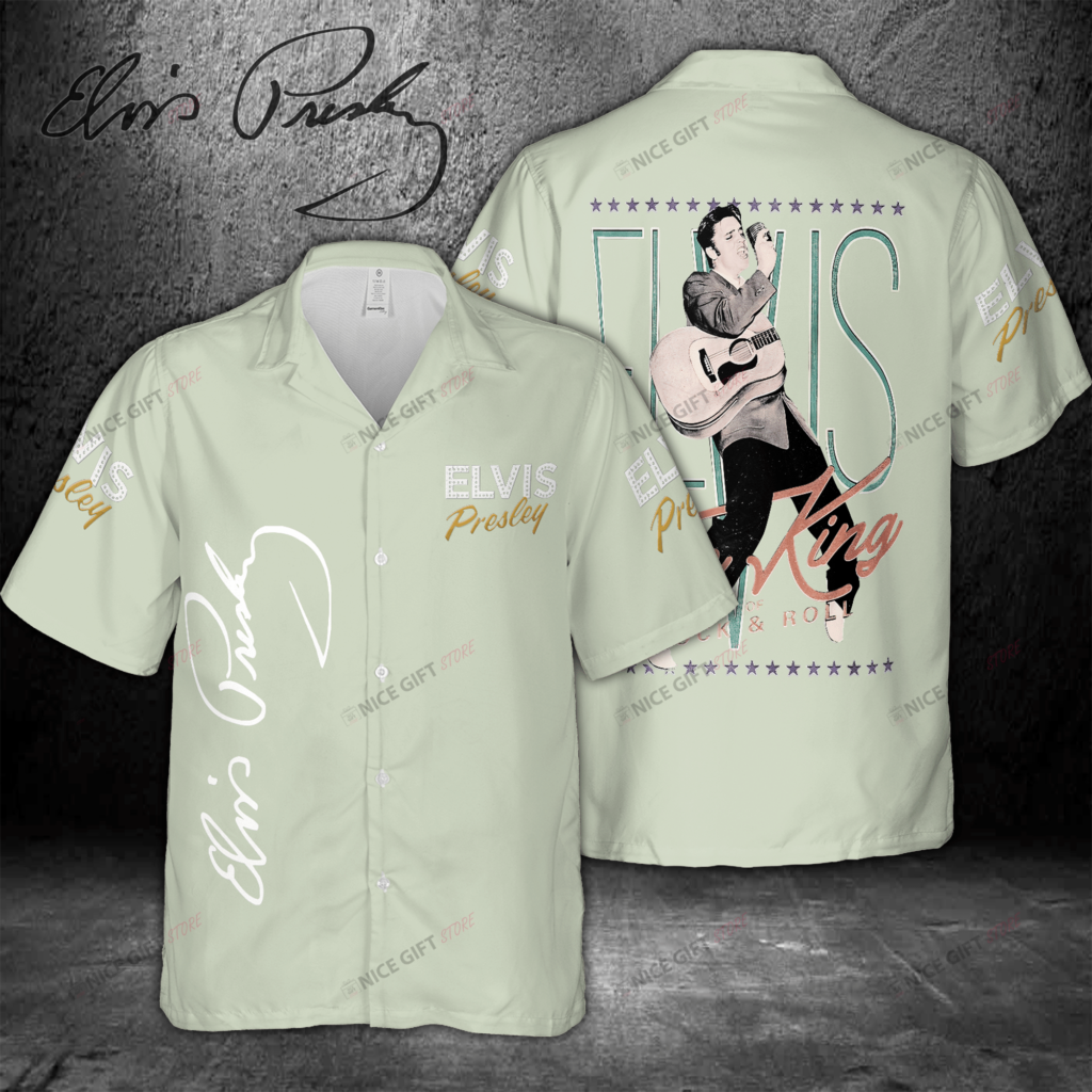 Elvis Presley Hawaiian 3D Shirt Gift for Men Women Elvis Presley Hawaiian 3D Shirt Gift for Men Women
