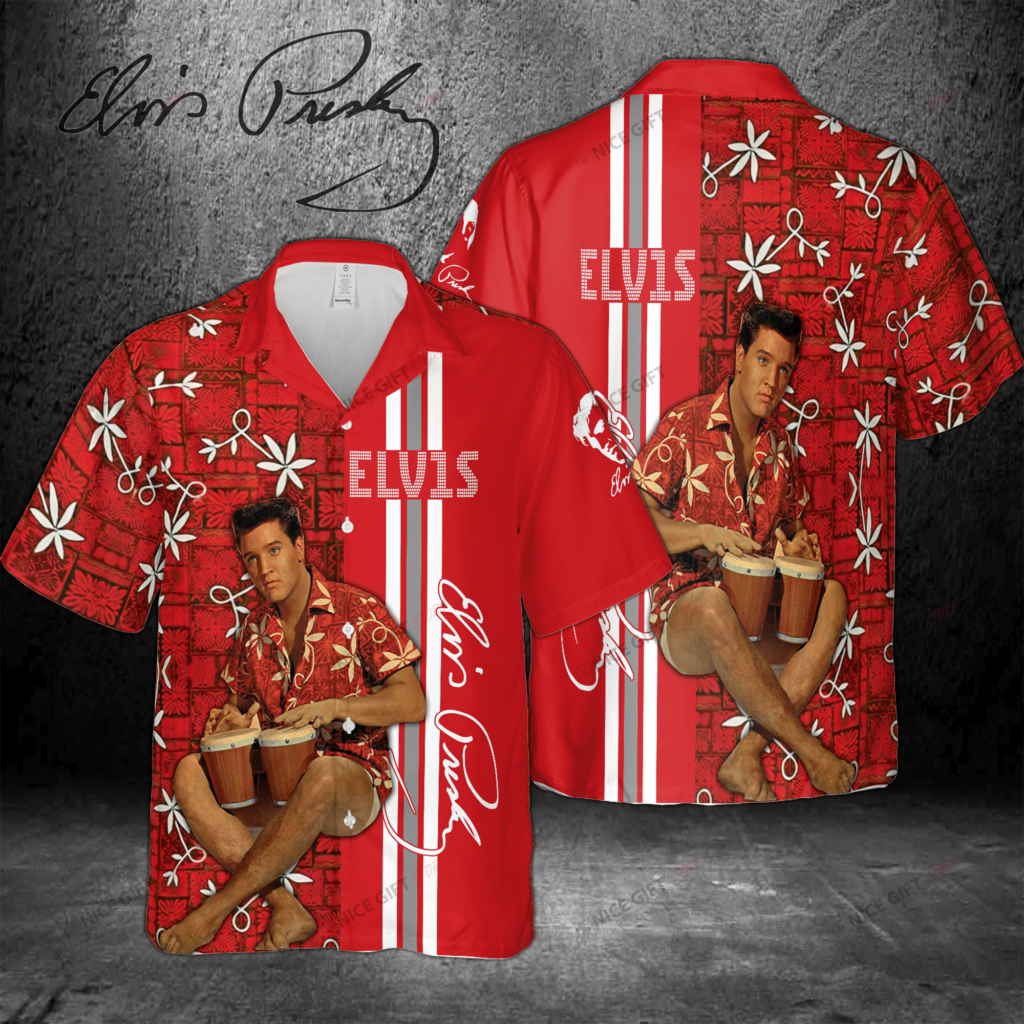 Elvis Presley Hawaiian 3D Shirt Gift for Men Women Elvis Presley Hawaiian 3D Shirt Gift for Men Women